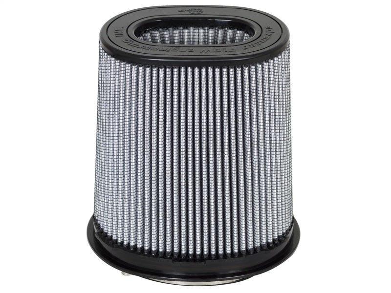 aFe, aFe Magnum FLOW Pro DRY S Air Filter 6.75x4.75 Flange 8.25x6.25 Base (Mt2) 7.25x5 Top 8.5 Height